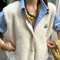 Thora | Hochwertige Lammwollweste