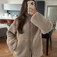 Ted | Übergroßer warmer Teddymantel