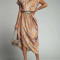 Doja | Elegantes Midikleid im Tulpenschick