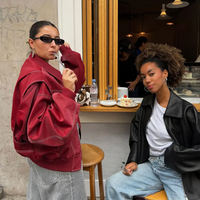 Iris™ | Übergroße Lederjacke