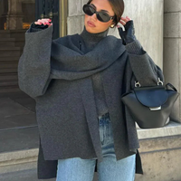 Leona™ - Kuscheliger Mantel mit integriertem Schal