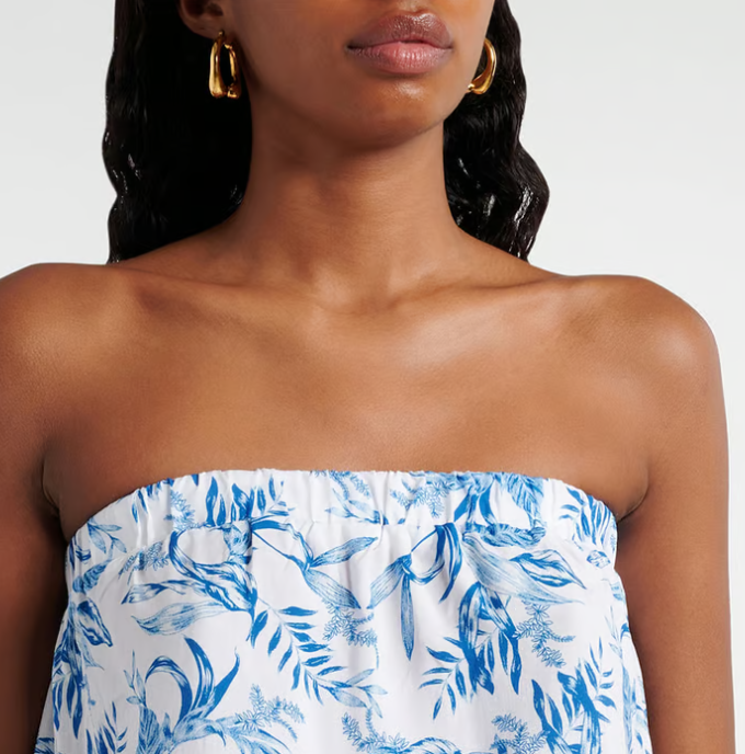 Rora | Set aus Kleid, Jumpsuit, Badeanzug und Rock mit passendem Druck