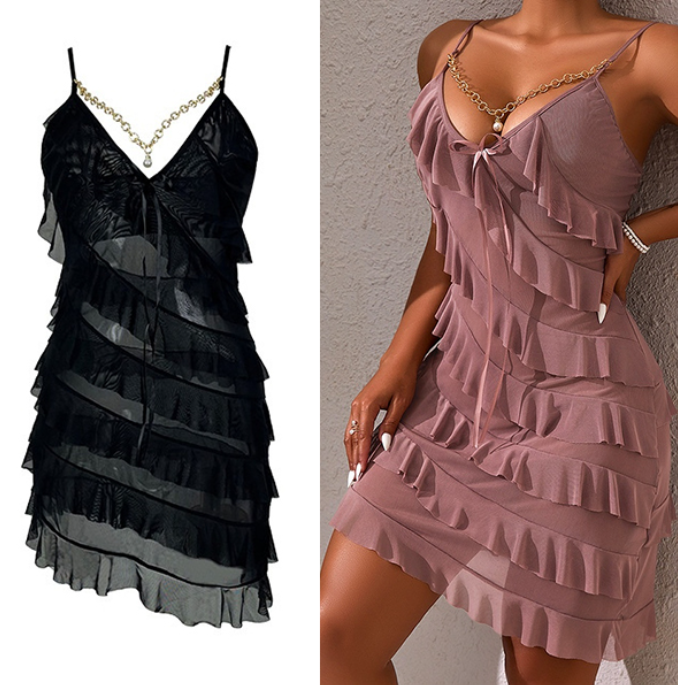 Ormy | Charm Rüschen-Minikleid