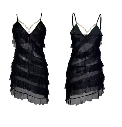 Ormy | Charm Rüschen-Minikleid