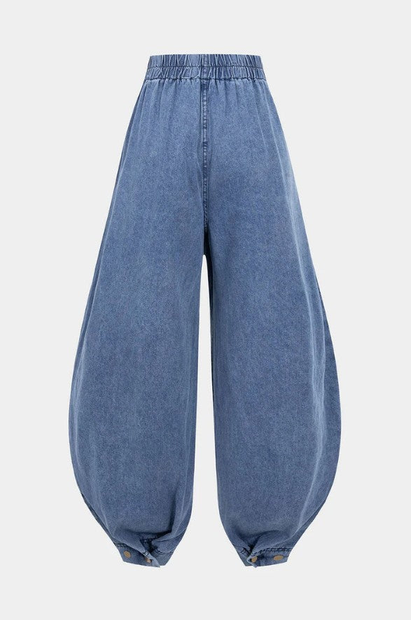 Jane™ | Hoch taillierte Baumwollhose für Damen