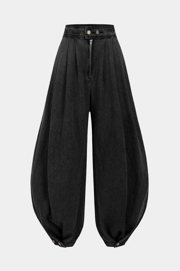 Jane™ | Hoch taillierte Baumwollhose für Damen