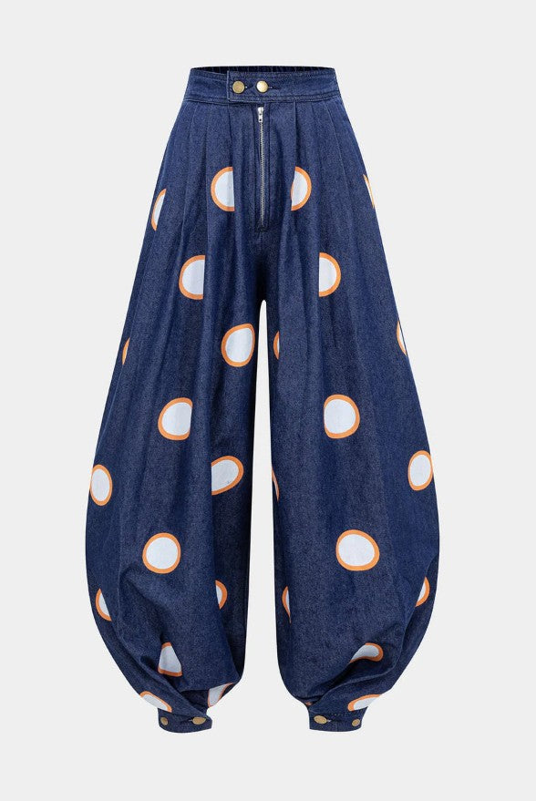 Jane™ | Hoch taillierte Baumwollhose für Damen