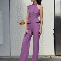 Amber™ | Damen Jumpsuit mit Solid Halter Taille