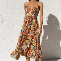 Ehra | Bunt bedrucktes Midikleid