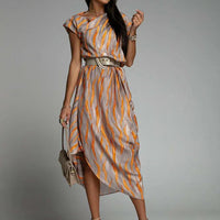 Doja | Elegantes Midikleid im Tulpenschick