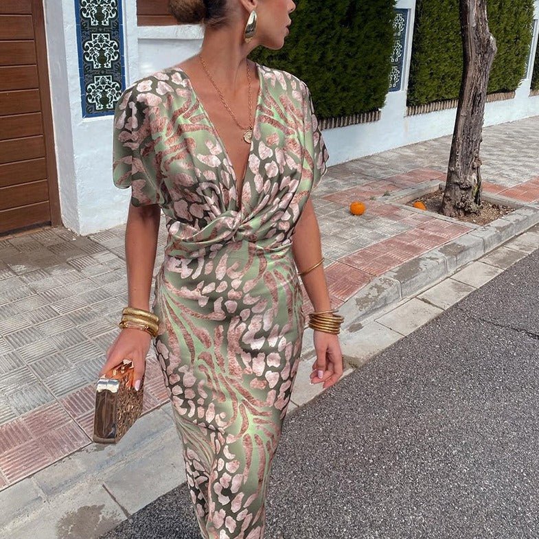 Dionna | Schmeichelndes Kleid mit Drapierung