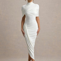 Britt | Elegantes drapiertes Kleid