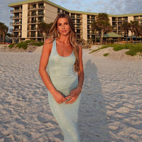 Alia | Schmal geschnittenes Maxikleid