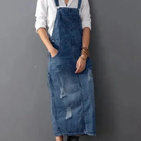 Olga | Lässiges Denim-Trägerkleid