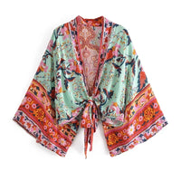 Giulia | Kimono-Top mit Blumenmuster