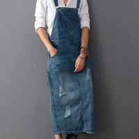 Olga | Lässiges Denim-Trägerkleid