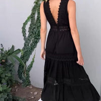 Daniela | Elegantes Spitzen-Tankkleid mit V-Ausschnitt