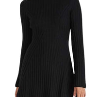 Roxy | Unifarbenes Rippstrick-Kleid