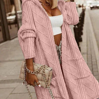 Maselia | Lange Damen-Strickjacke