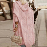 Maselia | Lange Damen-Strickjacke