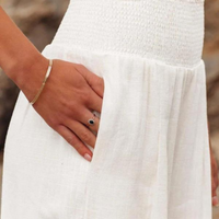 Zoey | Lässige Strandhose mit weitem Bein für Damen