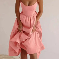 Novah | feminines Kleid mit dünnen Spaghettiträgern