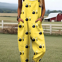 Eliana | femininer Vintage-Overall mit Blumendesign