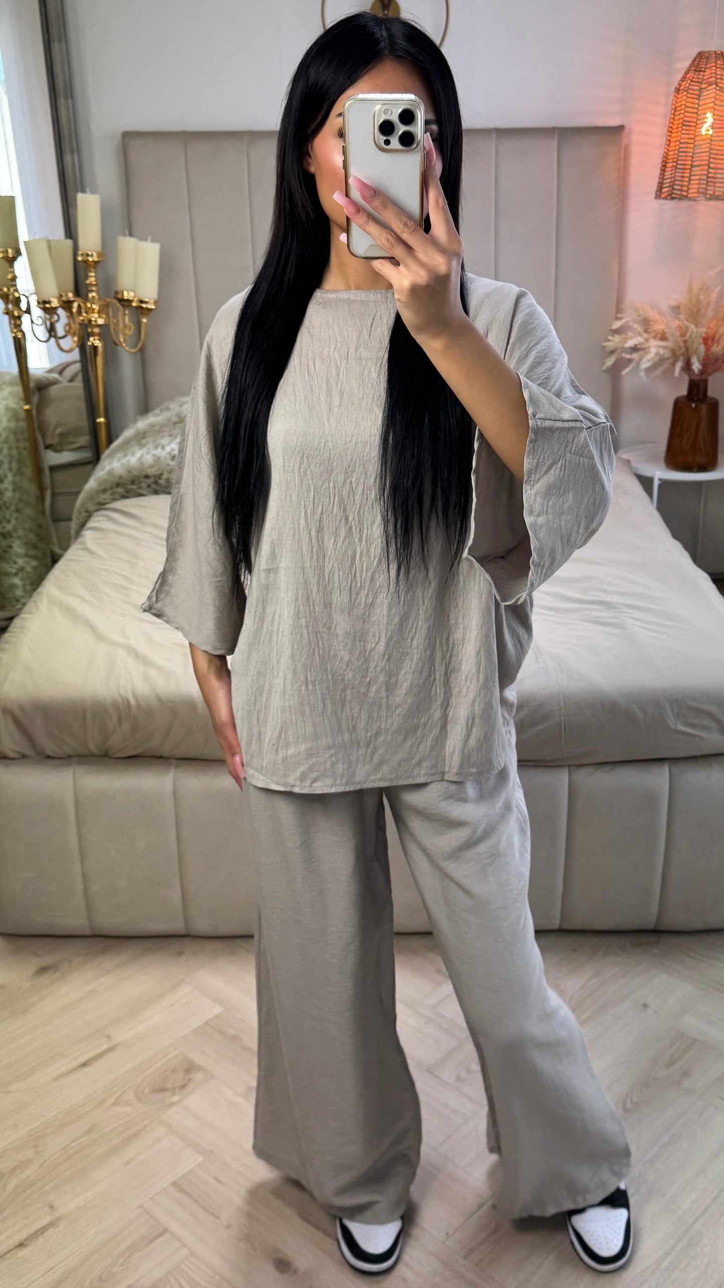 Rossi | Weite Hosen und Oberteil mit weiten Ärmeln