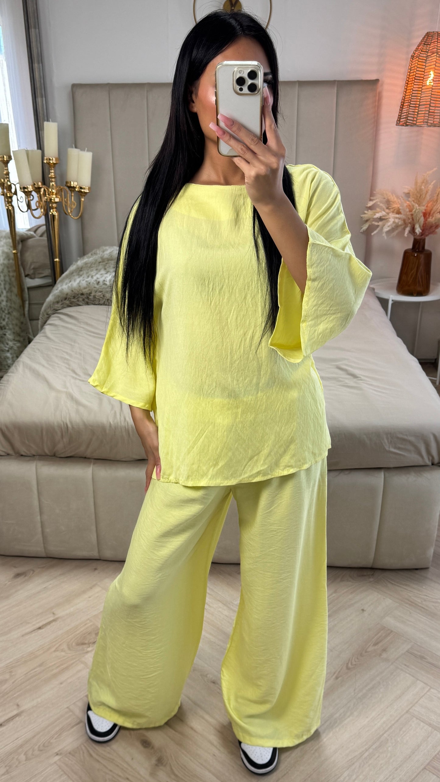 Rossi | Weite Hosen und Oberteil mit weiten Ärmeln