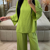 Rossi | Weite Hosen und Oberteil mit weiten Ärmeln