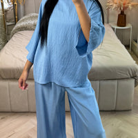 Rossi | Weite Hosen und Oberteil mit weiten Ärmeln