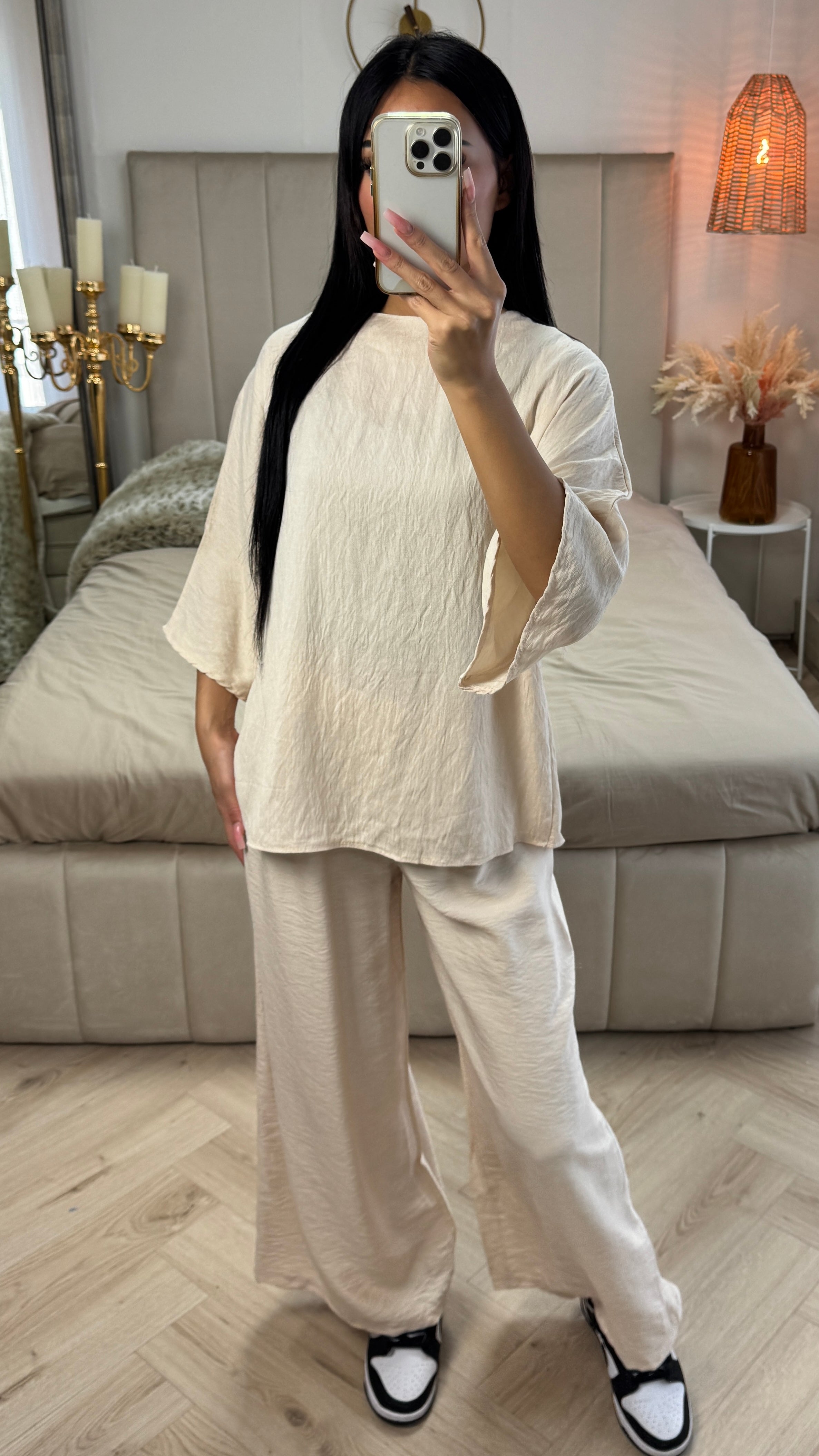 Rossi | Weite Hosen und Oberteil mit weiten Ärmeln