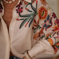 Madeline | feminines Blumenhemd für den Sommer