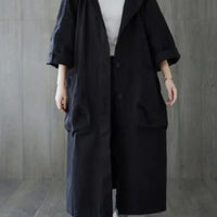 Nida | Oversize-Windjacke in Burgunderrot