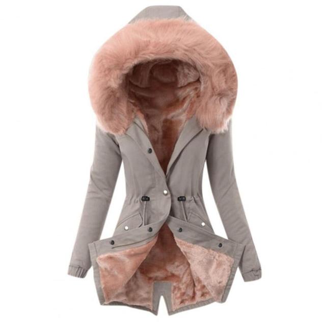 Elora™ – Flauschige Fell-Jacke