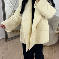 Melva | Steppjacke mit Bindegürtel