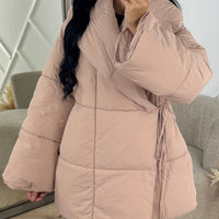 Melva | Steppjacke mit Bindegürtel