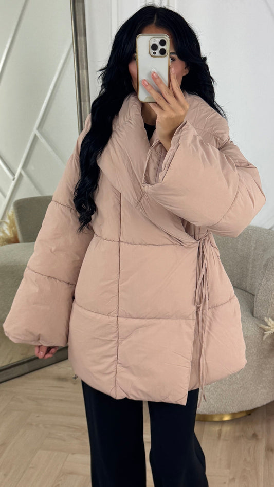 Melva | Steppjacke mit Bindegürtel