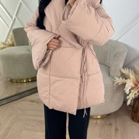 Melva | Steppjacke mit Bindegürtel