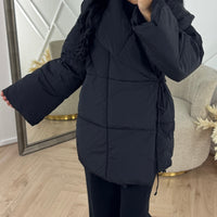 Melva | Steppjacke mit Bindegürtel