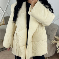 Melva | Steppjacke mit Bindegürtel