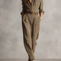 Arylla | Karierter Tweed-Overall