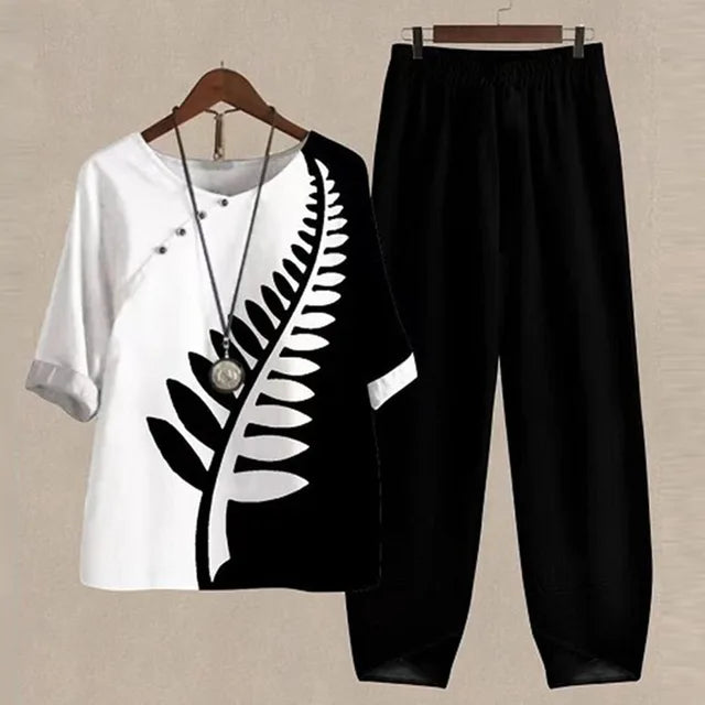 Elvie | Luftiges & stilvolles Zweiteiler-Set