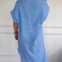 Gracelynn | feminines Kleid aus weicher Baumwolle und Leinen