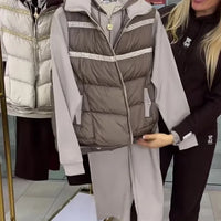 Lysa | Freizeit-Set mit Weste und Kapuzenpullover