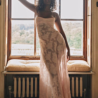 Sadie | Langes ärmelloses Kleid mit klassischem Design