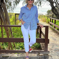 Anouka | Schickes gestreiftes Button-Up-Hemd