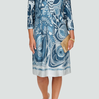 Hale | Abstraktes Print-Minikleid