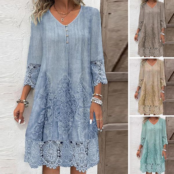 Aira | Farbige Spitzenkleid für den Sommer