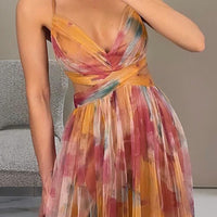 Flor | Luftiges geblümtes Maxikleid